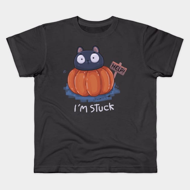 Help! I'm Stuck.. Kids T-Shirt by himsucipta